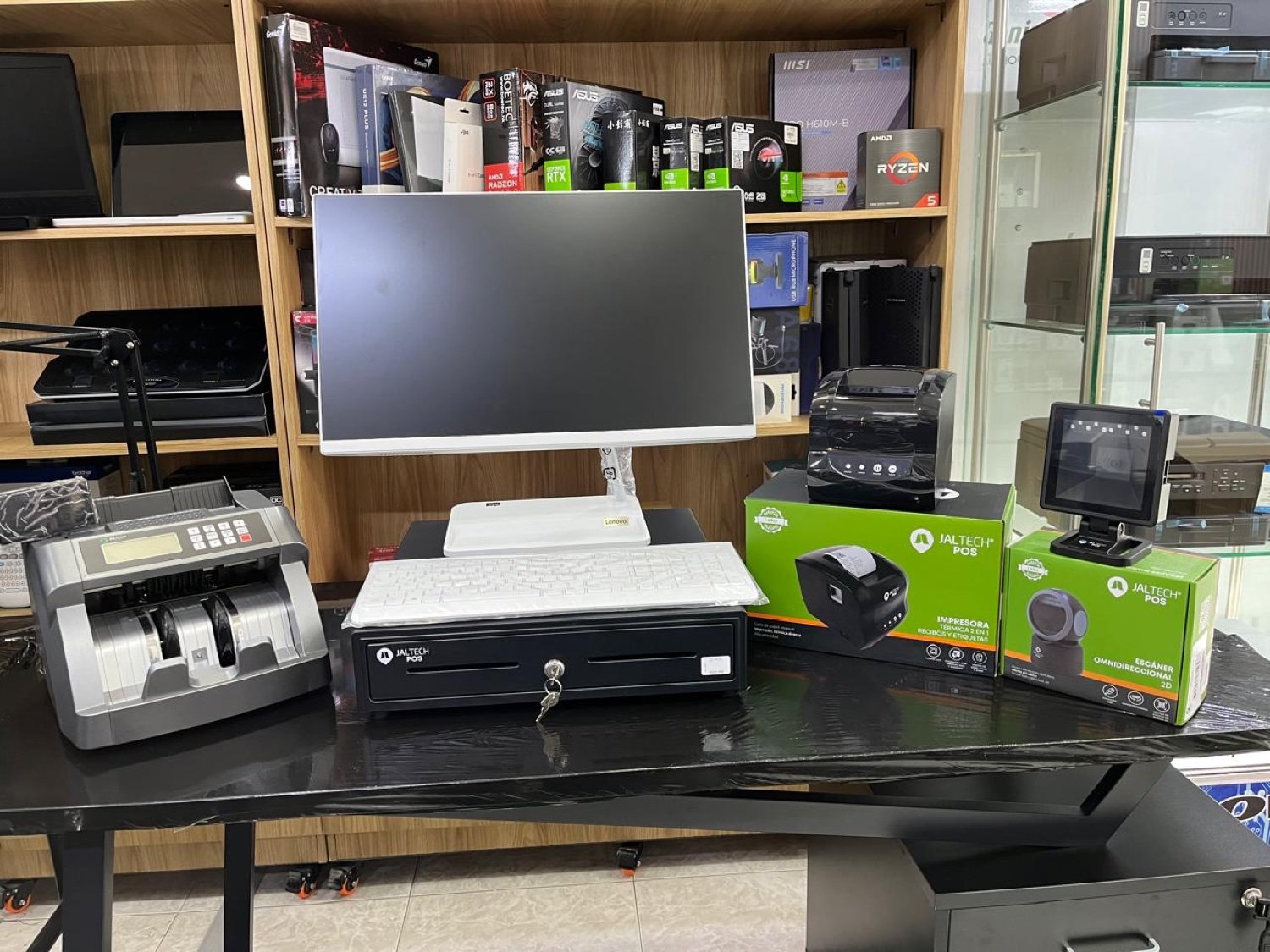 Sistema POS completo instalado