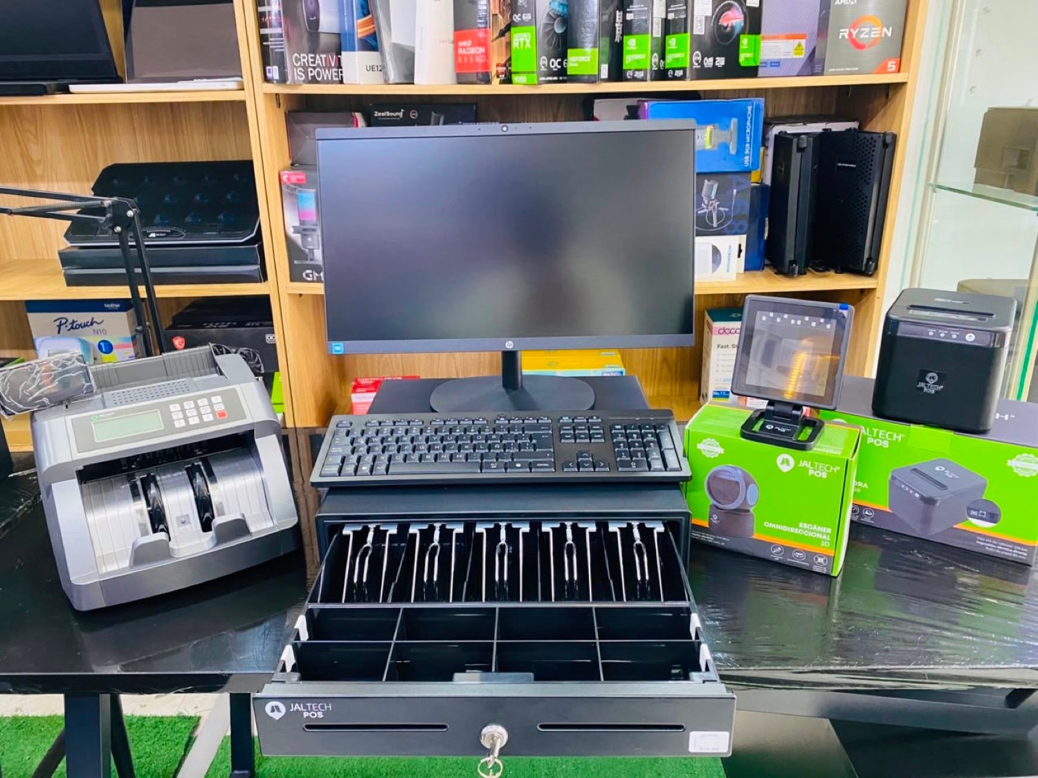 Equipo POS con cajón monedero